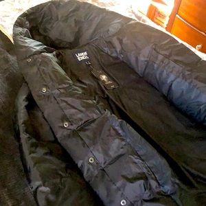 Lands ends black puffer long jacket brand new with tags size small (BRAND NEW)